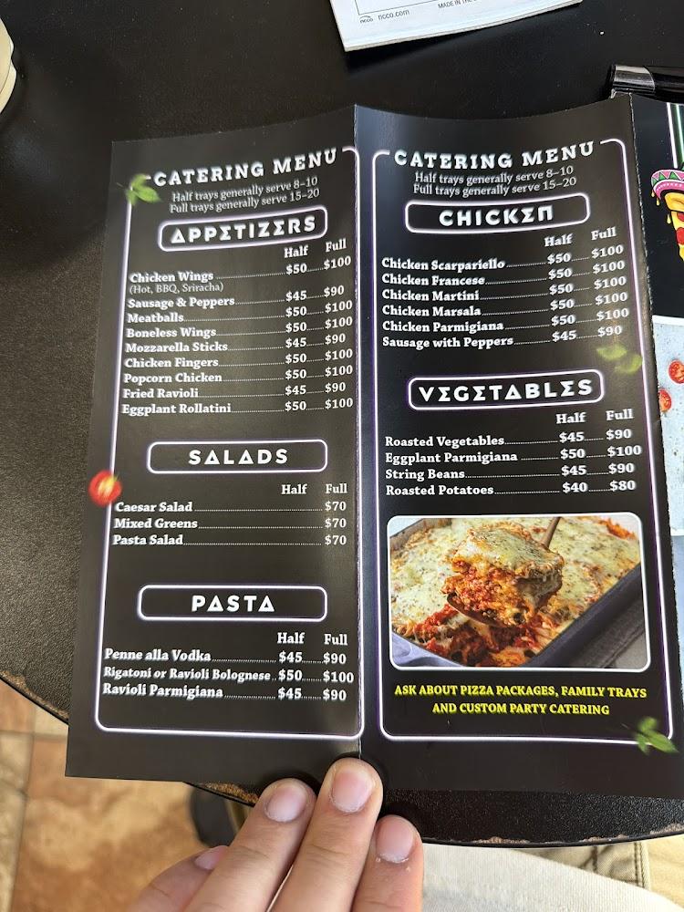 J and J's Pizza Menu image 1
